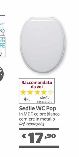 Bricocenter Sedile wc pop offerta