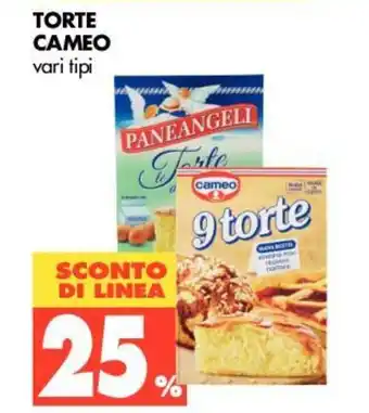 Tigros 25% Sconto Cameo Torte offerta