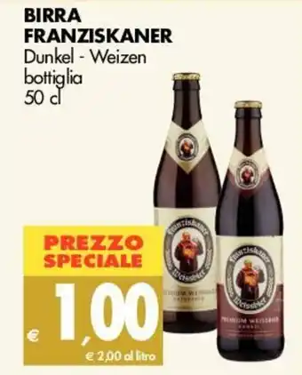 Tigros Franziskaner Birra 50cl offerta