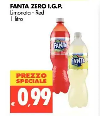 Tigros Fanta Zero I.g.p. 1 litro offerta