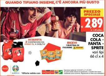 Tigros Coca Cola - Fanta - Sprite 66cl x 4 offerta