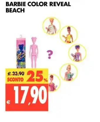 Tigros Barbie Color Reveal Beach offerta