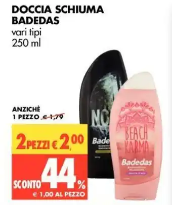 Tigros Doccia Schiuma Badedas 250ml offerta