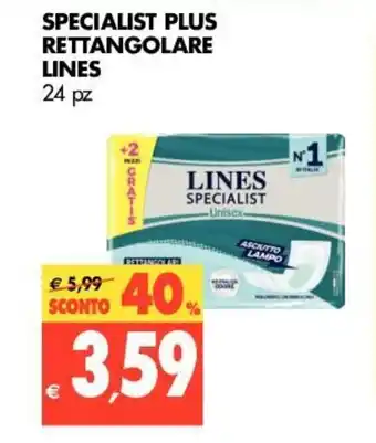 Tigros Lines Specialist Plus Rettangolare 24 pz offerta