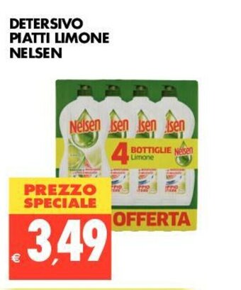 Tigros Nelsen Detersivo Piatti Limone offerta