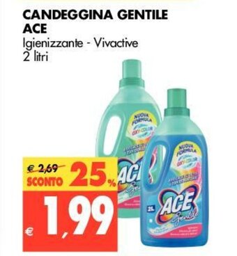 Tigros Ace Gentile Candeggina 2 litri offerta