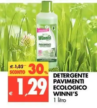 Tigros Winni's Pavimenti Ecologico Detergente 1 litro offerta
