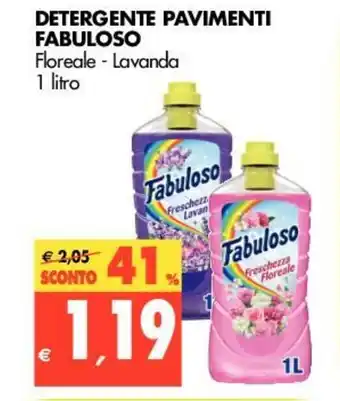 Tigros Fabuloso Pavimenti Detergente 1 litro offerta