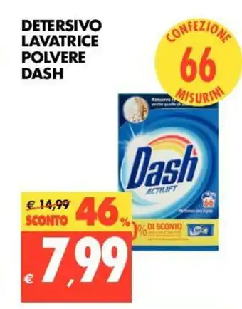 Tigros Dash Polvere Detersivo Lavatrice offerta