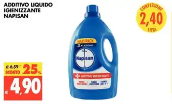 Tigros Napisan Additivo Liquido Igienizzante offerta