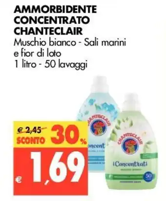 Tigros Chanteclair Ammorbidente Concentrato 1 litro offerta