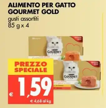 Gourmet Gold Alimento per Gatto 85g x 4