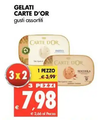 Tigros Carte D'Or Gelati offerta
