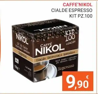 Eté Caffe'Nikol Cialde Espresso Kit Pz. 100 offerta