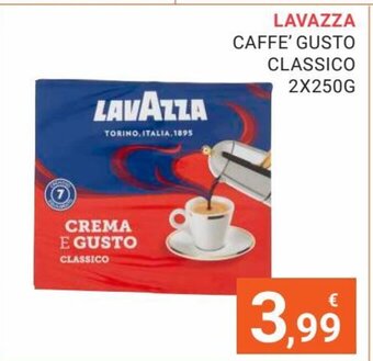 Eté Lavazza Caffe' Gusto Classico 2x250 g offerta