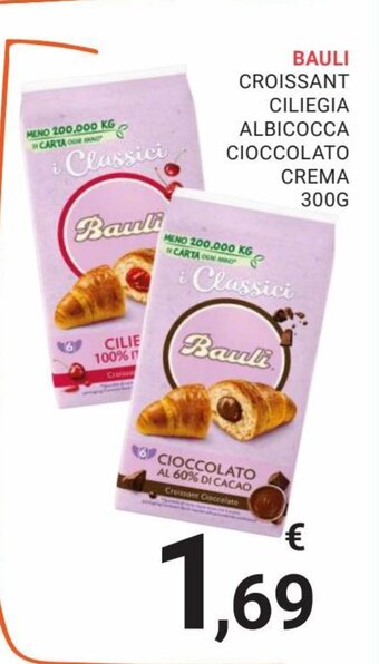 Eté Bauli Croissant Ciliegia Albicocca Cioccolato Crema 300 g offerta