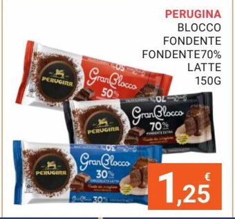 Eté Perugina Blocco Fondente Fondente 70% Latte 150 g offerta