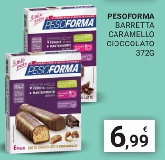 Eté Pesoforma Barretta Caramello Cioccolato 372 g offerta