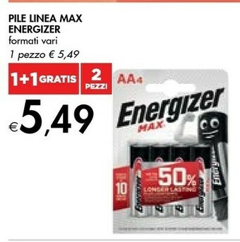 Bennet Energizer Pile Linea Max offerta