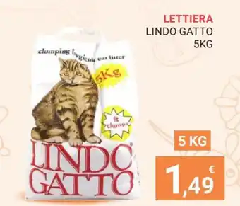 Eté Lettiera Lindo Gatto 5 kg offerta