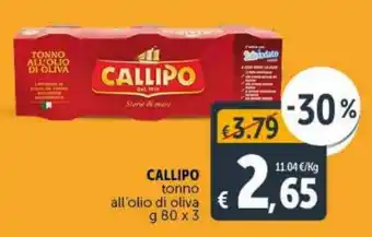 Deco Maxistore Callipo 80g x 3 offerta