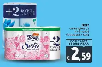 Deco Maxistore Foxy 4+2 rotoli offerta