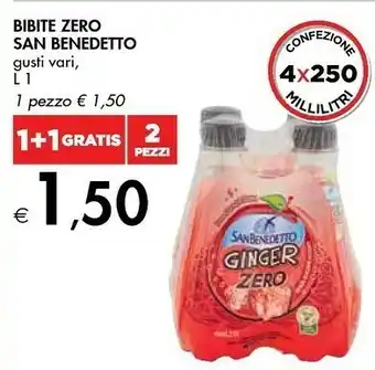 Bennet San Benedetto Bibite Zero offerta