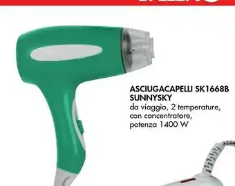 Bennet Sunnysky Asciugacapelli Sk1668b offerta
