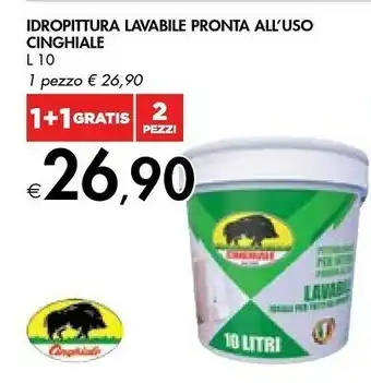 Cinghiale Idropittura Lavabile Pronta All'Uso