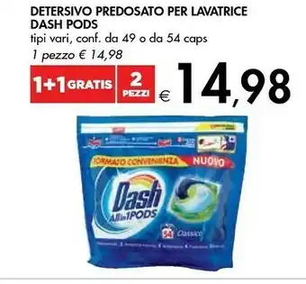 Bennet Dash Pods Detersivo Predosato Per Lavatrice offerta
