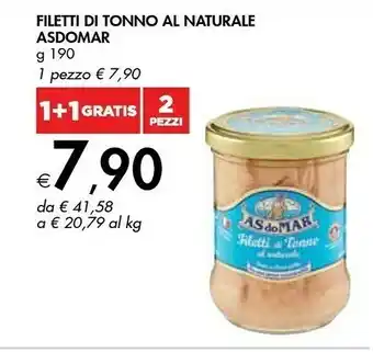Bennet Asdomar Filetti Di Tonno Al Naturale offerta