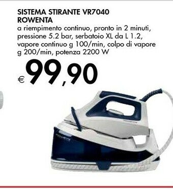 Rowenta Sistema Stirante Vr7040