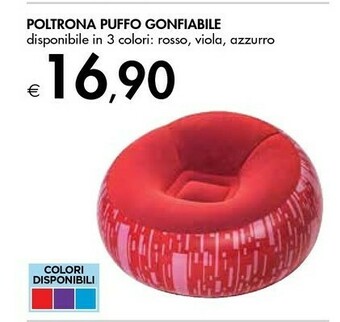Poltrona Puffo Gonfiabile