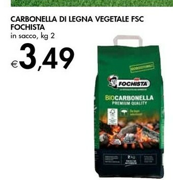 Fochista Carbonella Di Legna Vegetale FSC