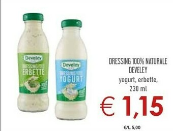 Conad Develey Dressing Erbette 230 G(ml) offerta