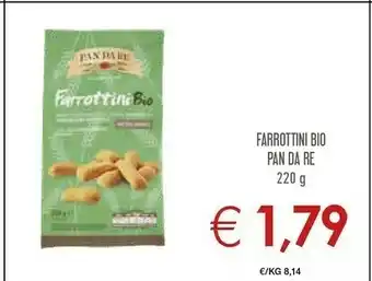 Conad Pan da re Farrottini Al Farro Biologici 220 G(ml) offerta