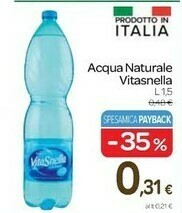 Carrefour Vitasnella Acqua offerta