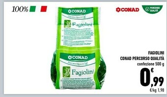 Conad Conad Fagiolini Percorso Qualita offerta