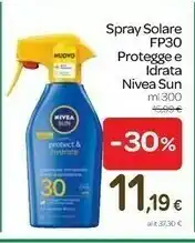 Carrefour Nivea Crema solare offerta