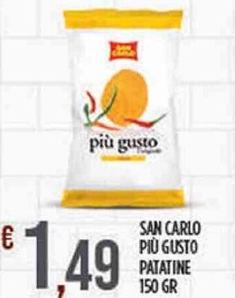Supermercato Pollio San Carlo Più Gusto Patatine 150 gr offerta