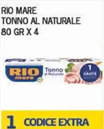 Supermercato Pollio Rio Mare Tonno al naturale 80 grx4 offerta