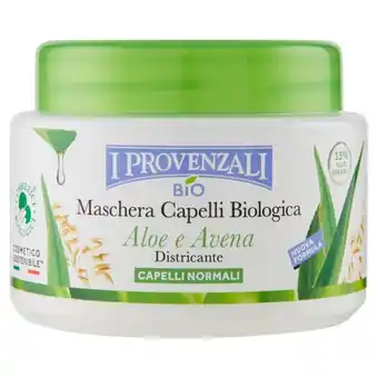 I provenzali bio maschera capelli biologica aloe e avena 200 ml