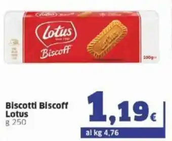 Sigma Lotus Biscotti Biscoff g 250 offerta