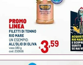 Metro Rio Mare Tonno Rio mare offerta