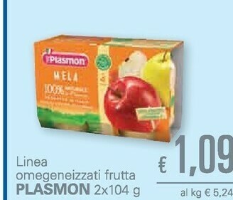 Unes Plasmon Omogeneizzati offerta