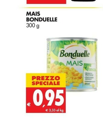 Tigros Bonduelle Mais offerta