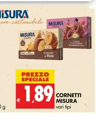 Tigros Misura Cornetto Al Miele offerta
