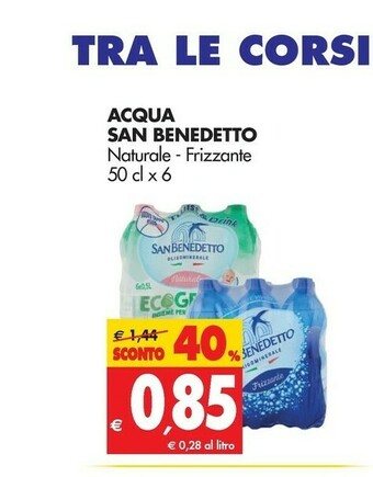 Tigros San Benedetto Acqua Naturale offerta