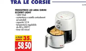 Tigros Girmi Frigotrice Ad Ecofrit Light offerta