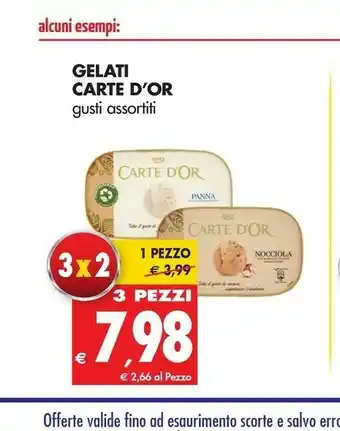 Tigros Carte d'or Algida Gelati offerta
